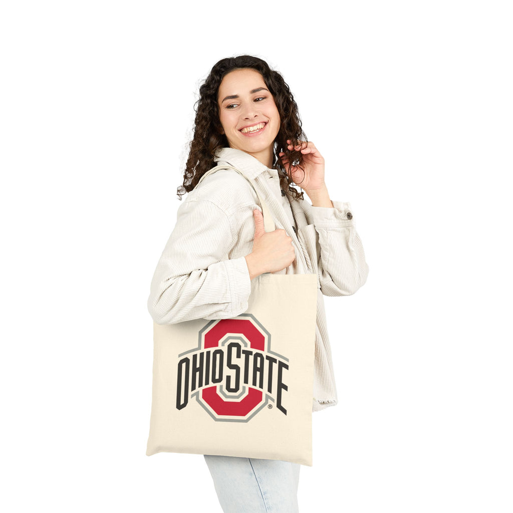 College & University Cotton Canvas Tote Bag — Natural Campus Market Tote