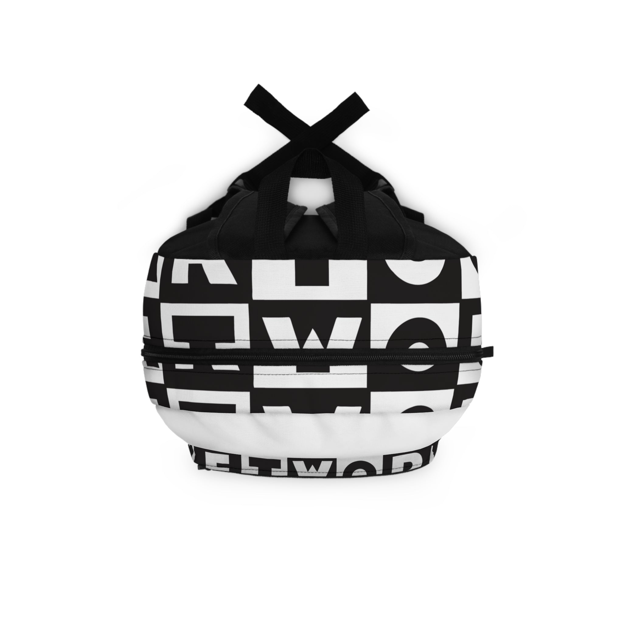 Cartoon Network Black & White Logo Backpack — Retro TV Logo School Bag