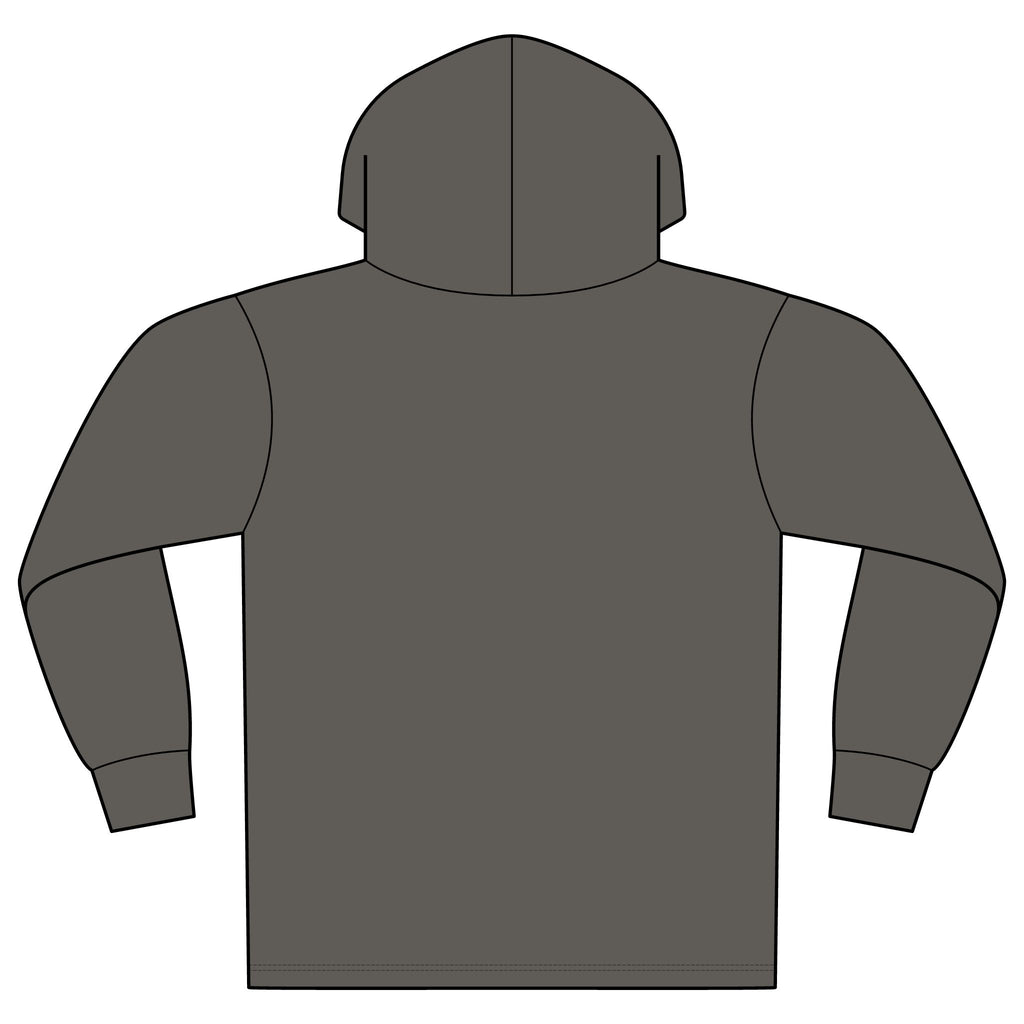 Anarchy Smile Hoodie — Graphic Punk Mineral Dye Organic Cotton Sweatshirt