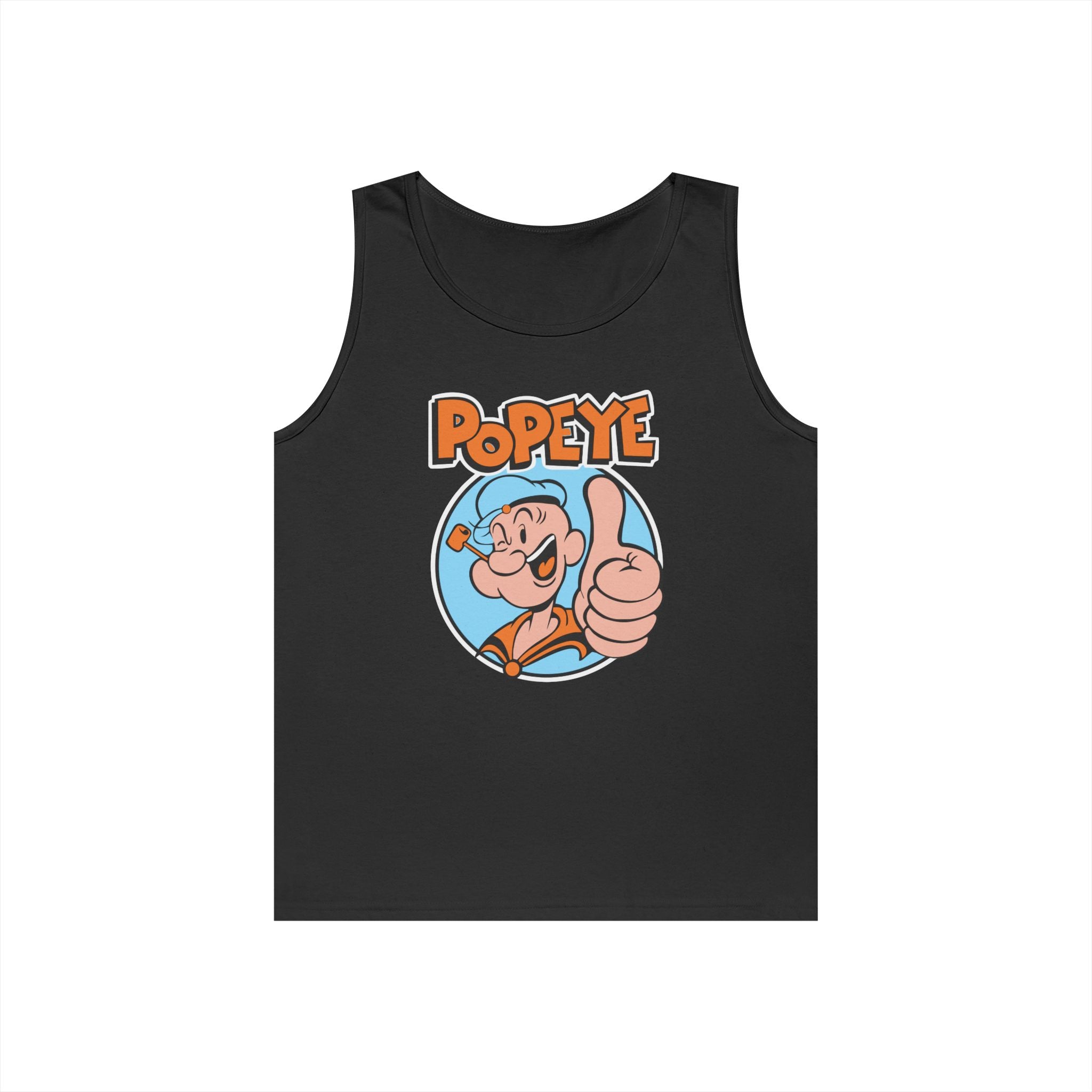 Popeye Thumbs Up Tank Top — Retro Cartoon Muscle Sailor Tee