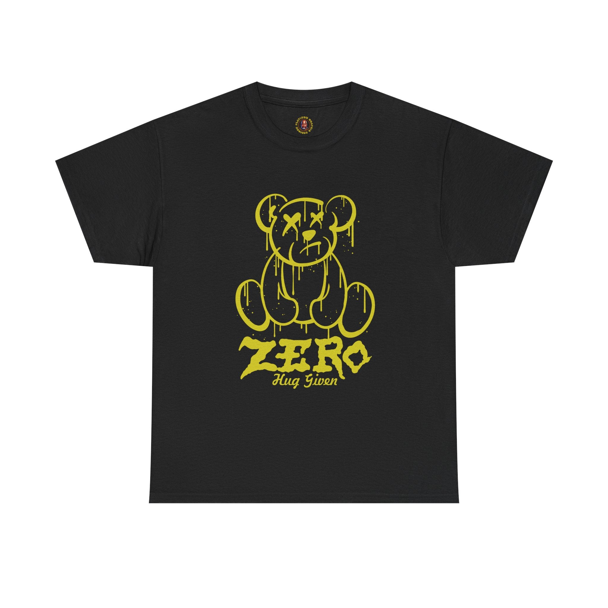 Graphic Tee - Dripping Teddy Bear "ZERO" Streetwear Shirt