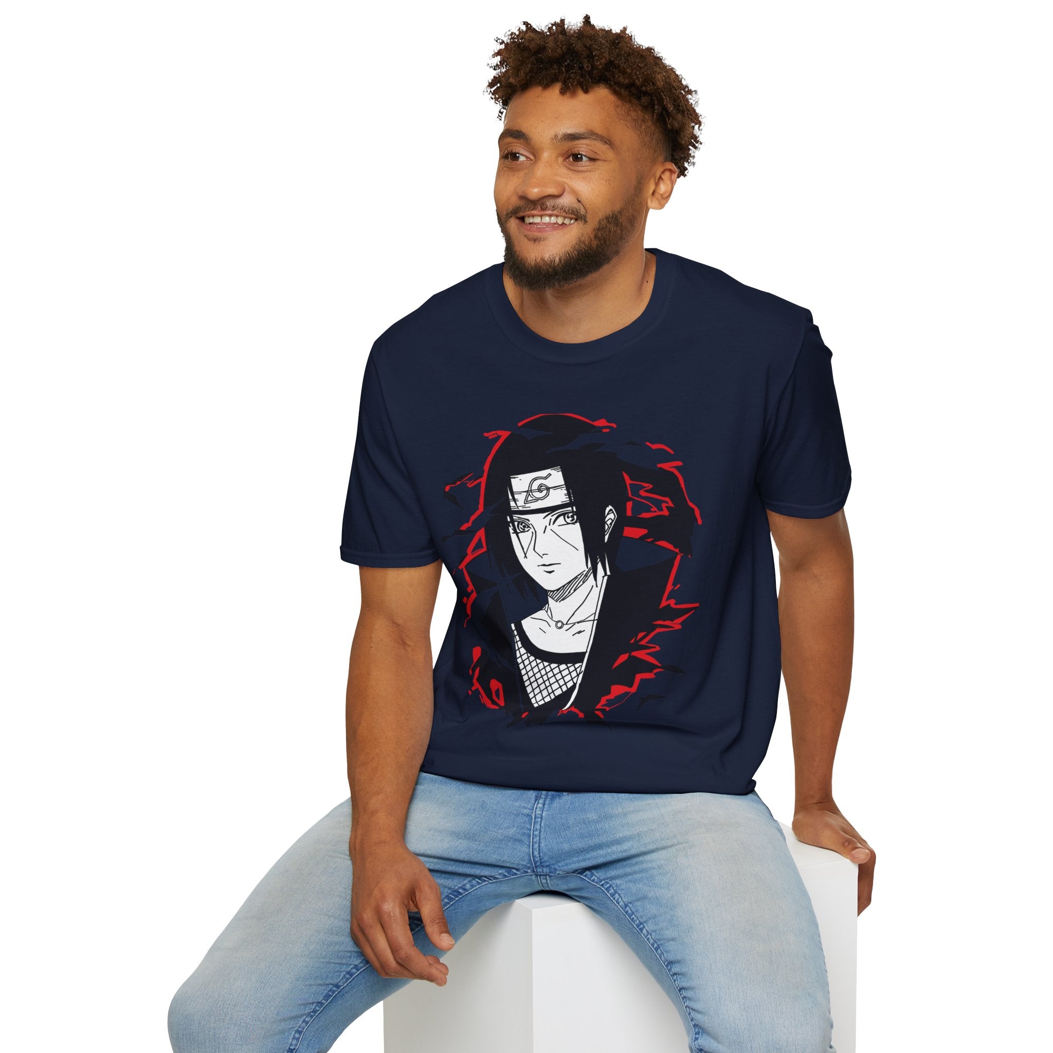 Itachi Uchiha Anime Graphic T-Shirt — Naruto Ninja Itachi Design