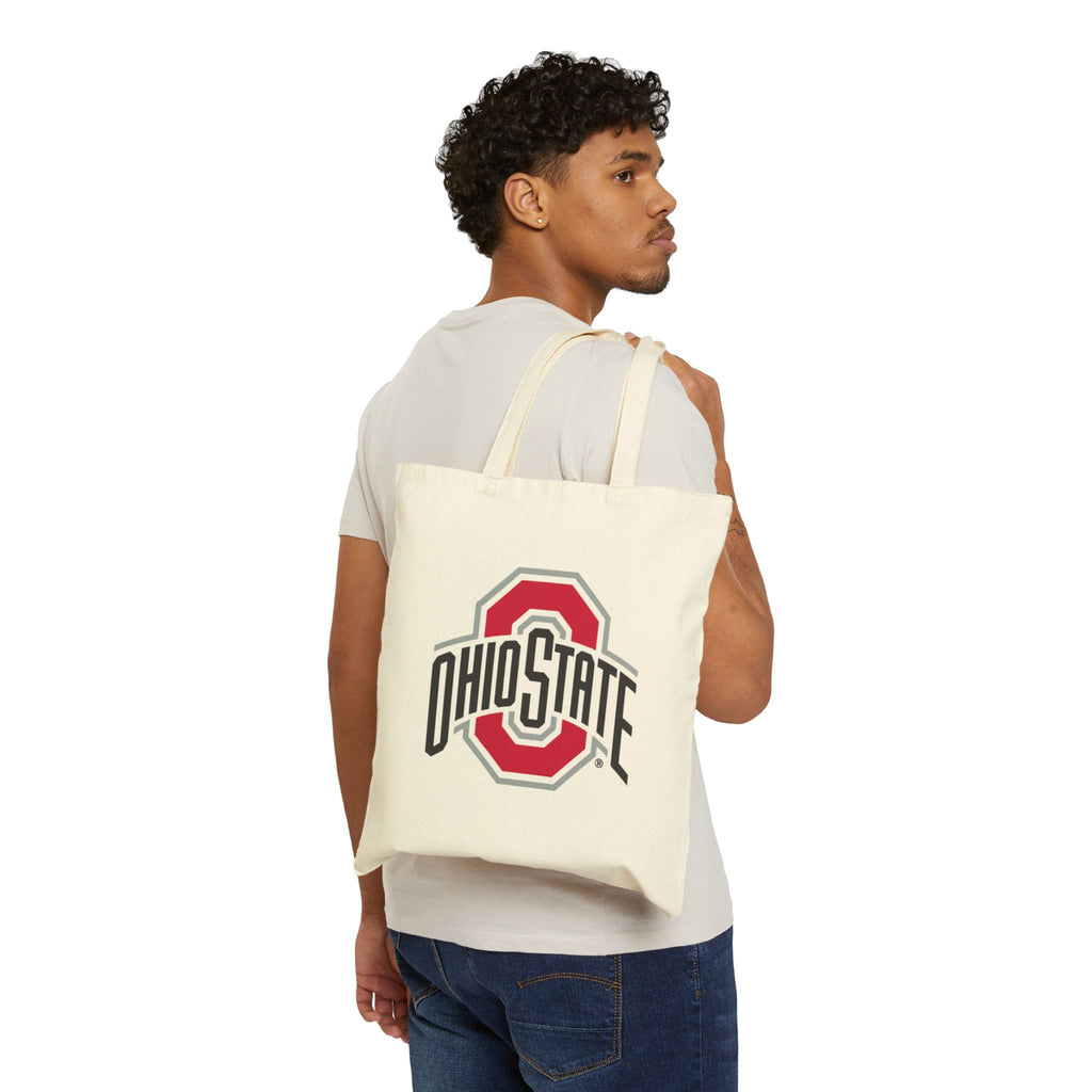 College & University Cotton Canvas Tote Bag — Natural Campus Market Tote