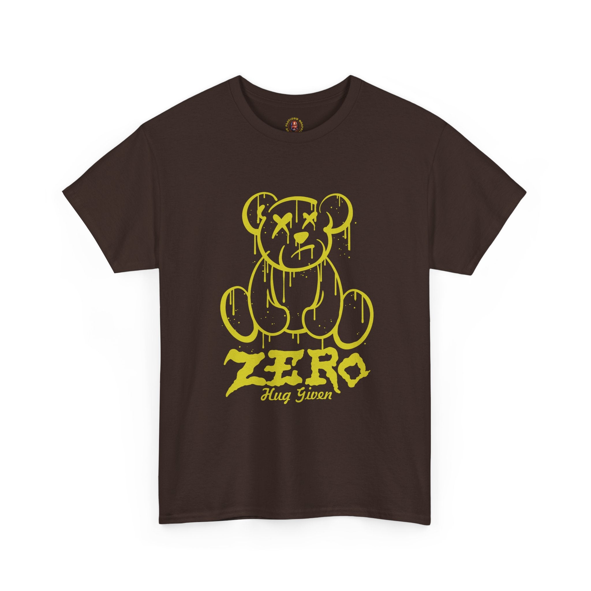 Graphic Tee - Dripping Teddy Bear "ZERO" Streetwear Shirt