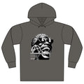 Anarchy Smile Hoodie — Graphic Punk Mineral Dye Organic Cotton Sweatshirt