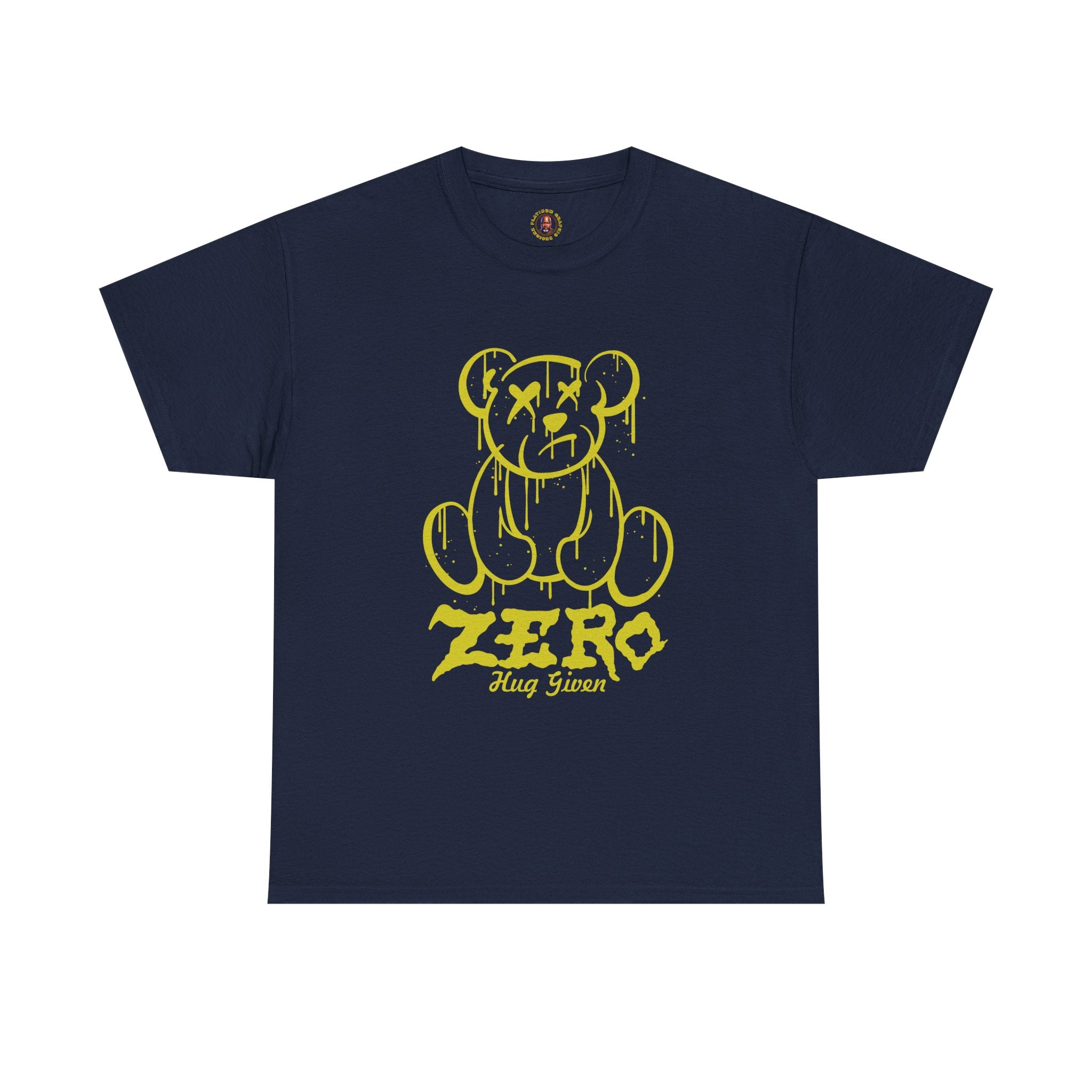 Graphic Tee - Dripping Teddy Bear "ZERO" Streetwear Shirt