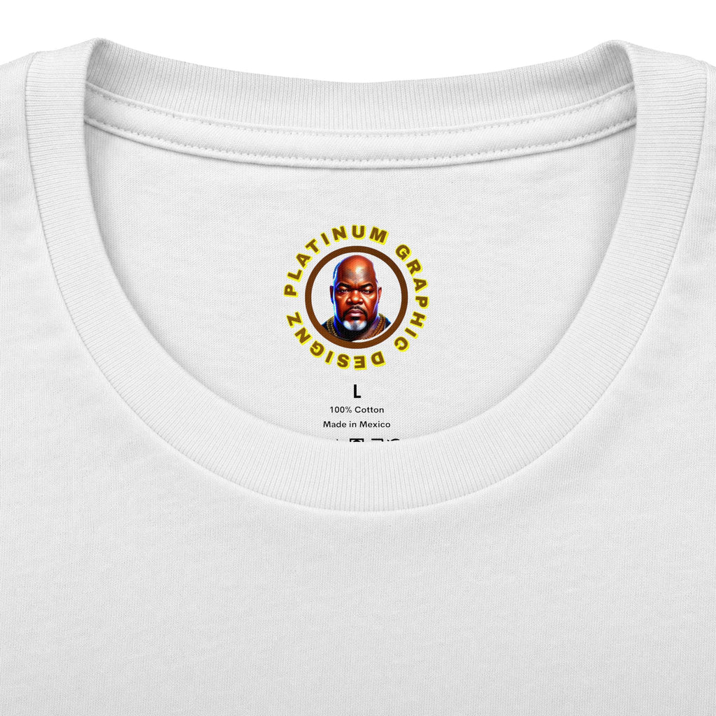 Graphic Tee — Retro Cartoon Character with 'Bitch' Streetwear Design