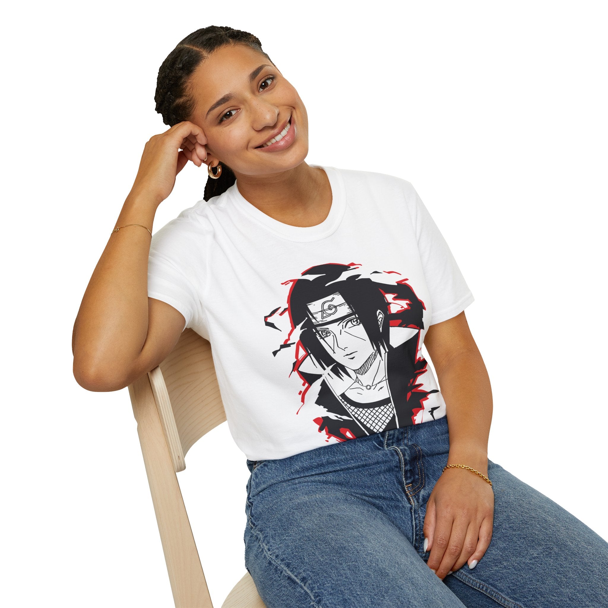 Itachi Uchiha Anime Graphic T-Shirt — Naruto Ninja Itachi Design