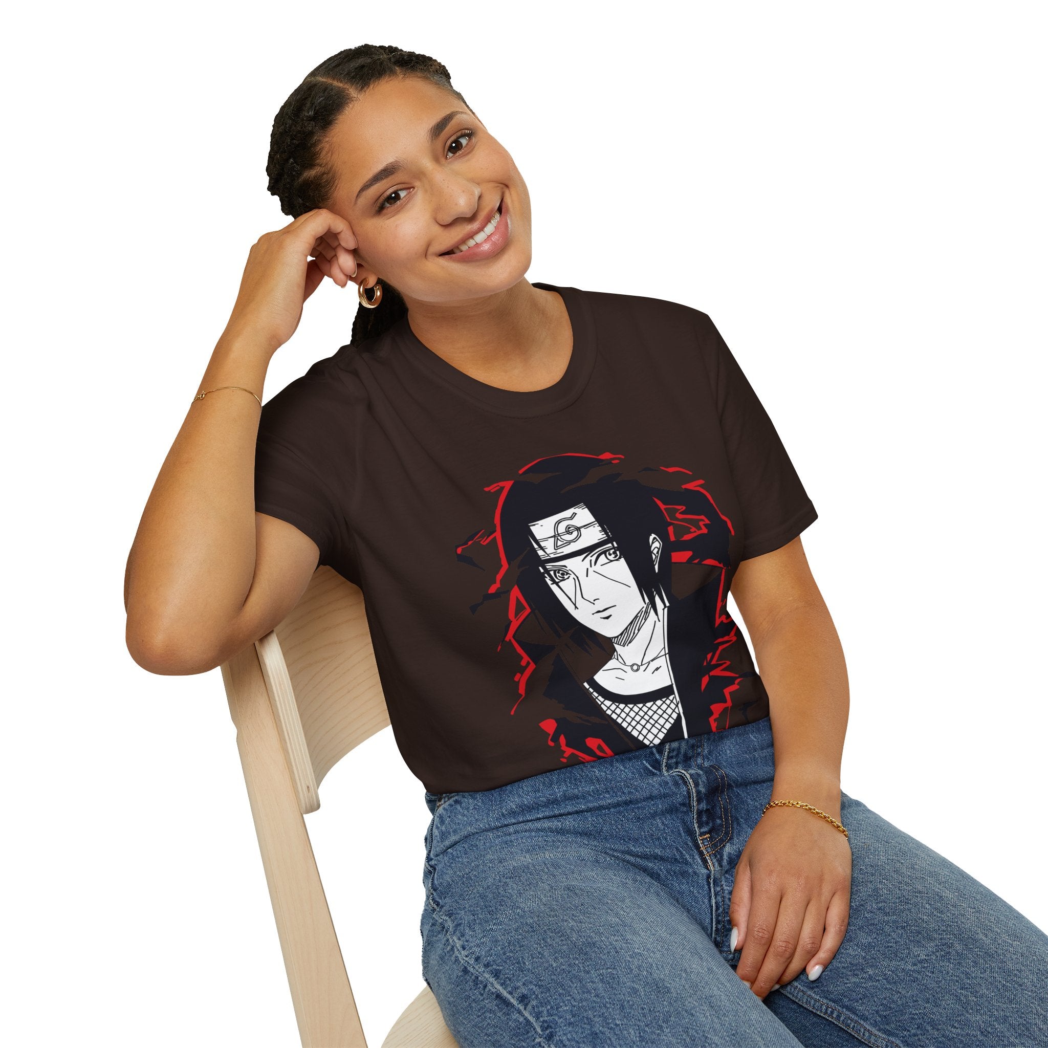 Itachi Uchiha Anime Graphic T-Shirt — Naruto Ninja Itachi Design