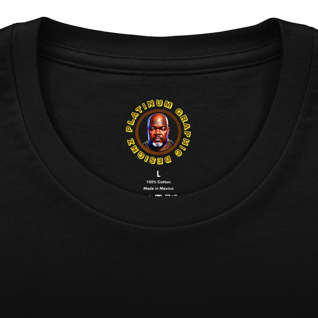 Graphic Tee — Retro Cartoon Character with 'Bitch' Streetwear Design