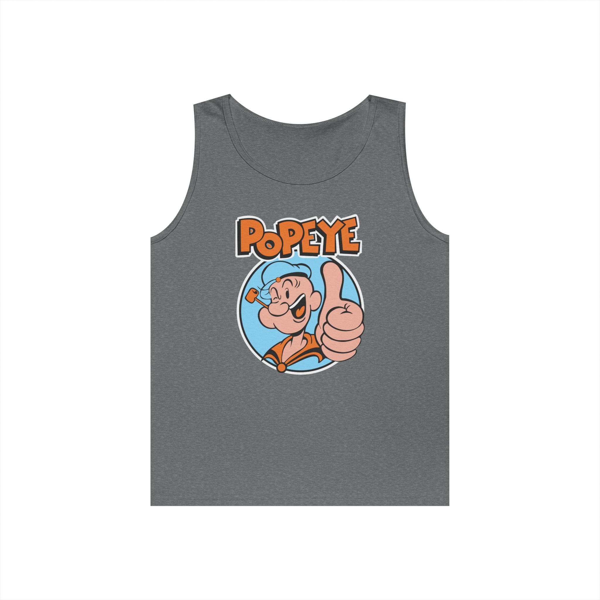 Popeye Thumbs Up Tank Top — Retro Cartoon Muscle Sailor Tee
