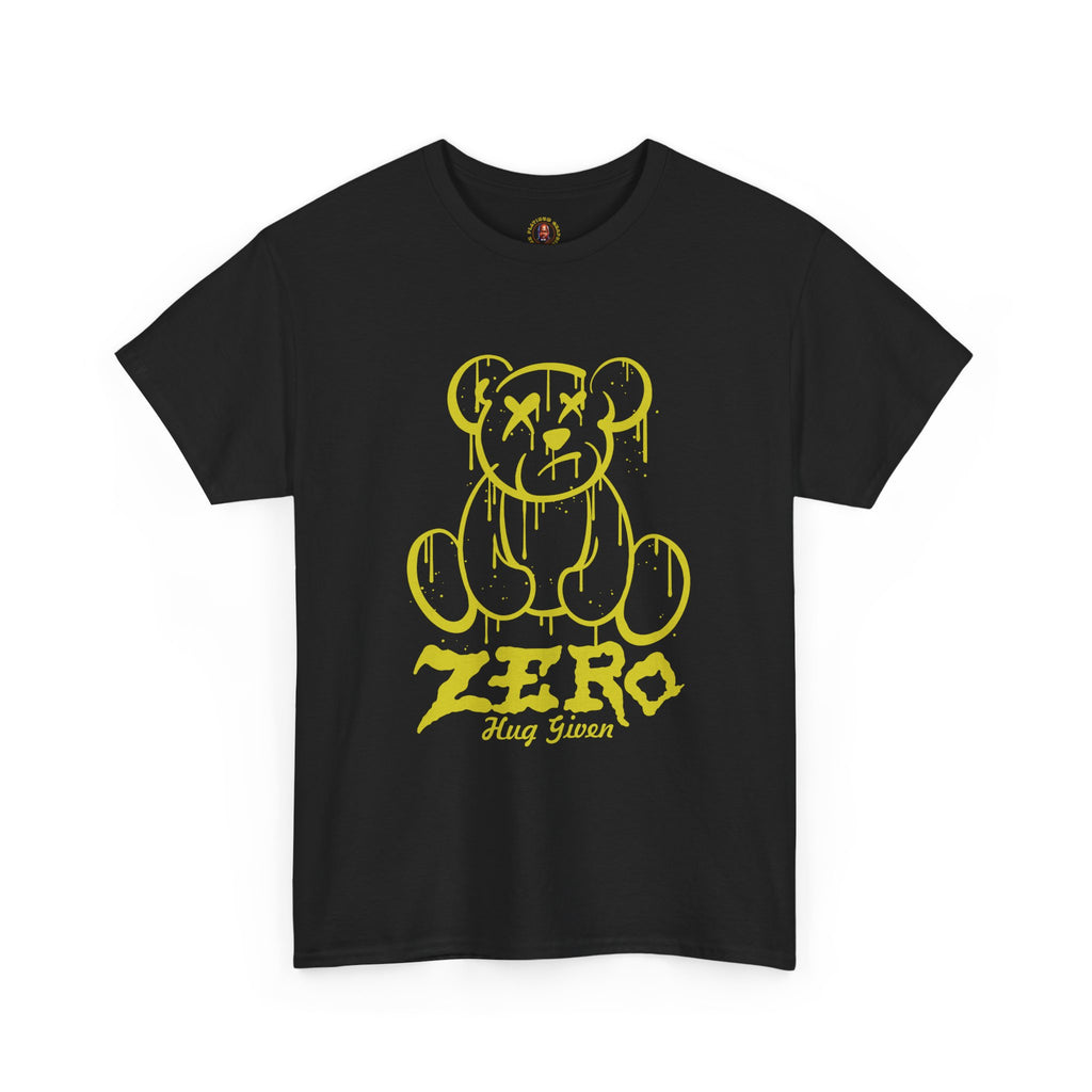 Graphic Tee - Dripping Teddy Bear "ZERO" Streetwear Shirt