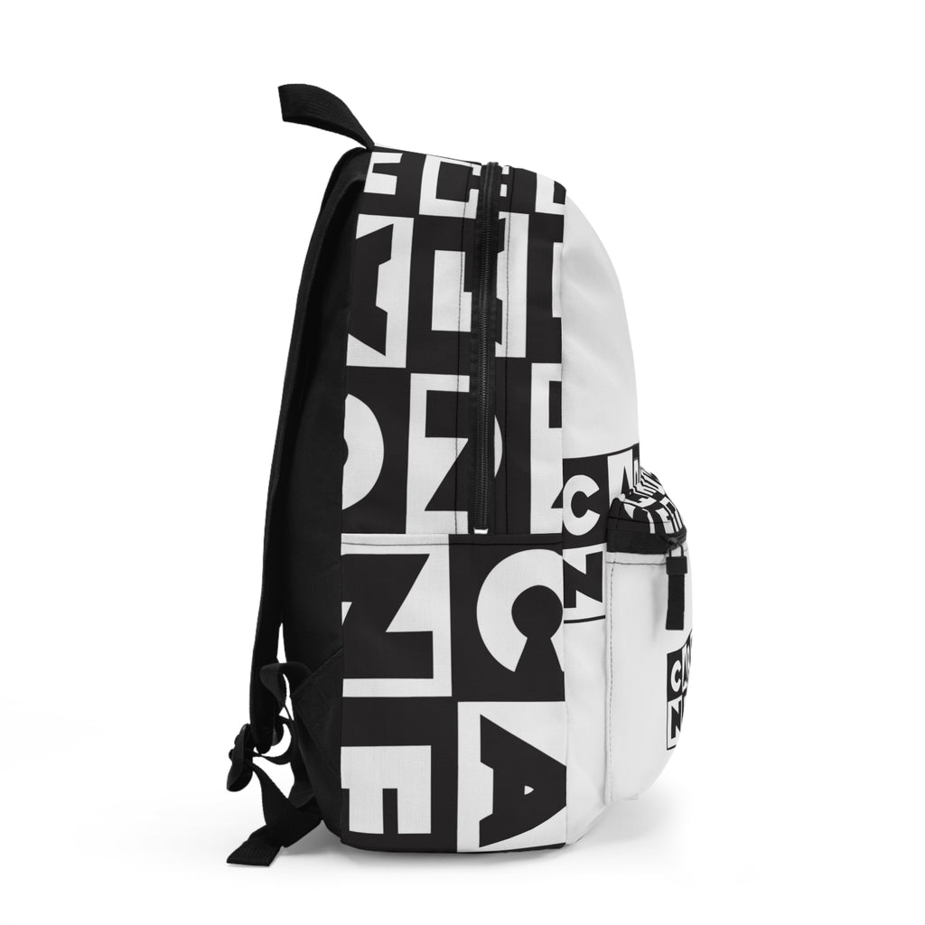 Cartoon Network Black & White Logo Backpack — Retro TV Logo School Bag