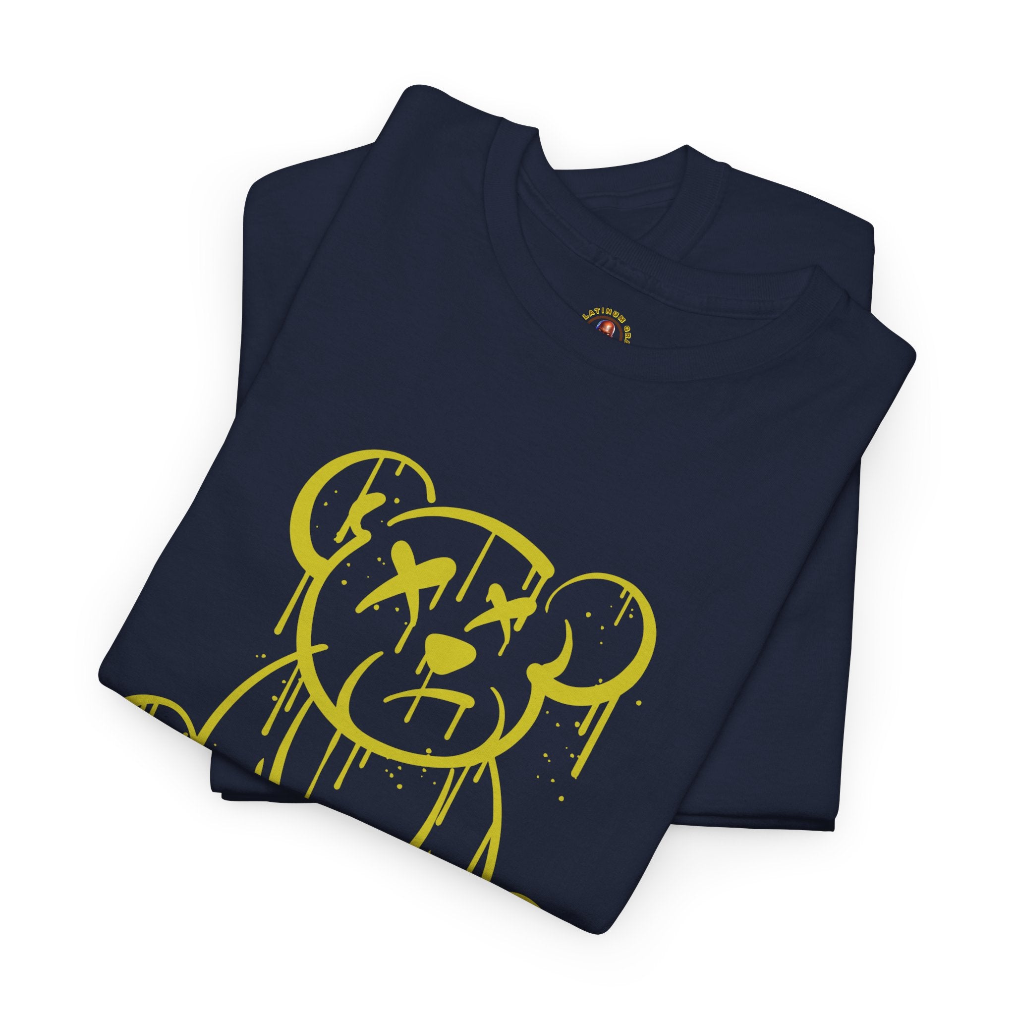 Graphic Tee - Dripping Teddy Bear "ZERO" Streetwear Shirt