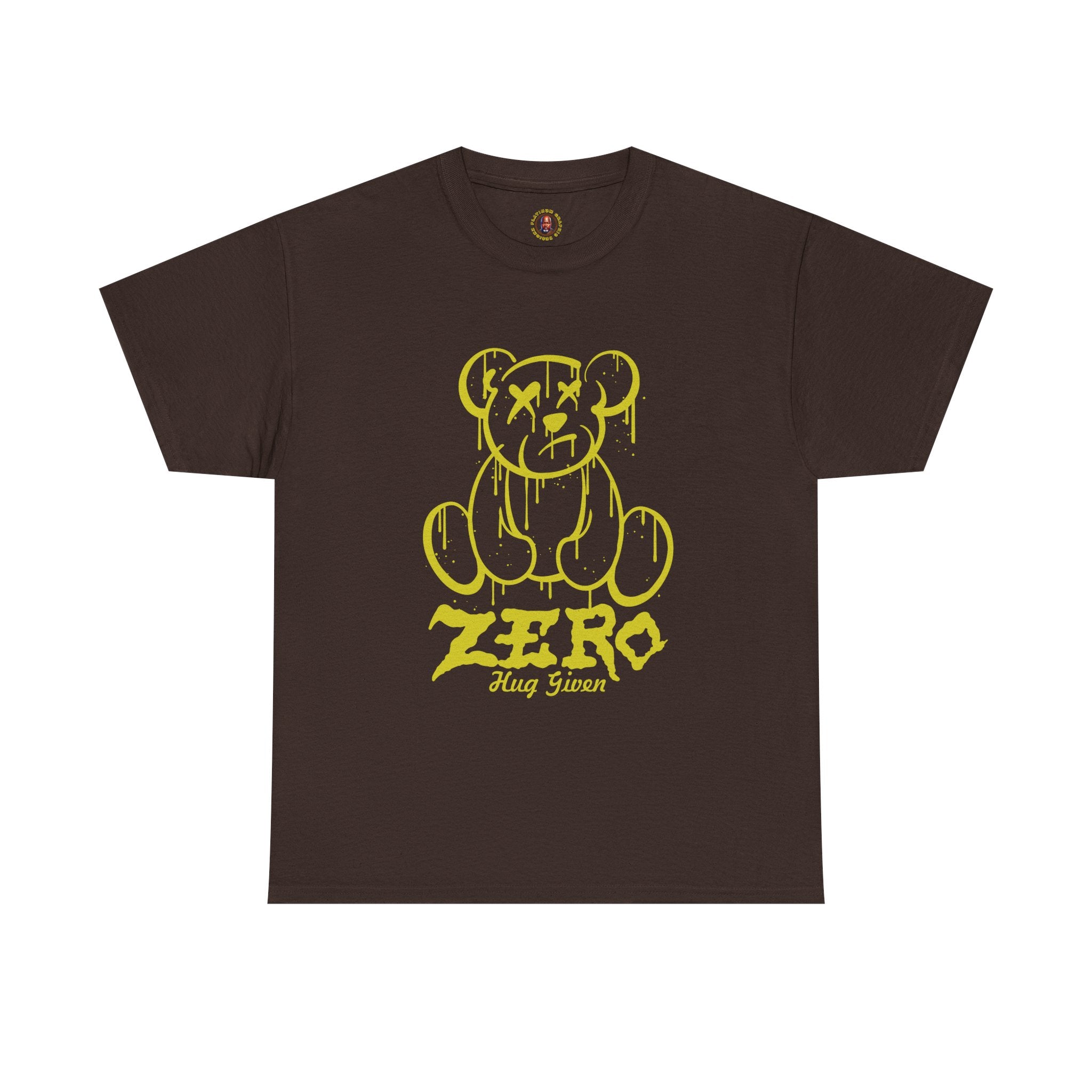 Graphic Tee - Dripping Teddy Bear "ZERO" Streetwear Shirt