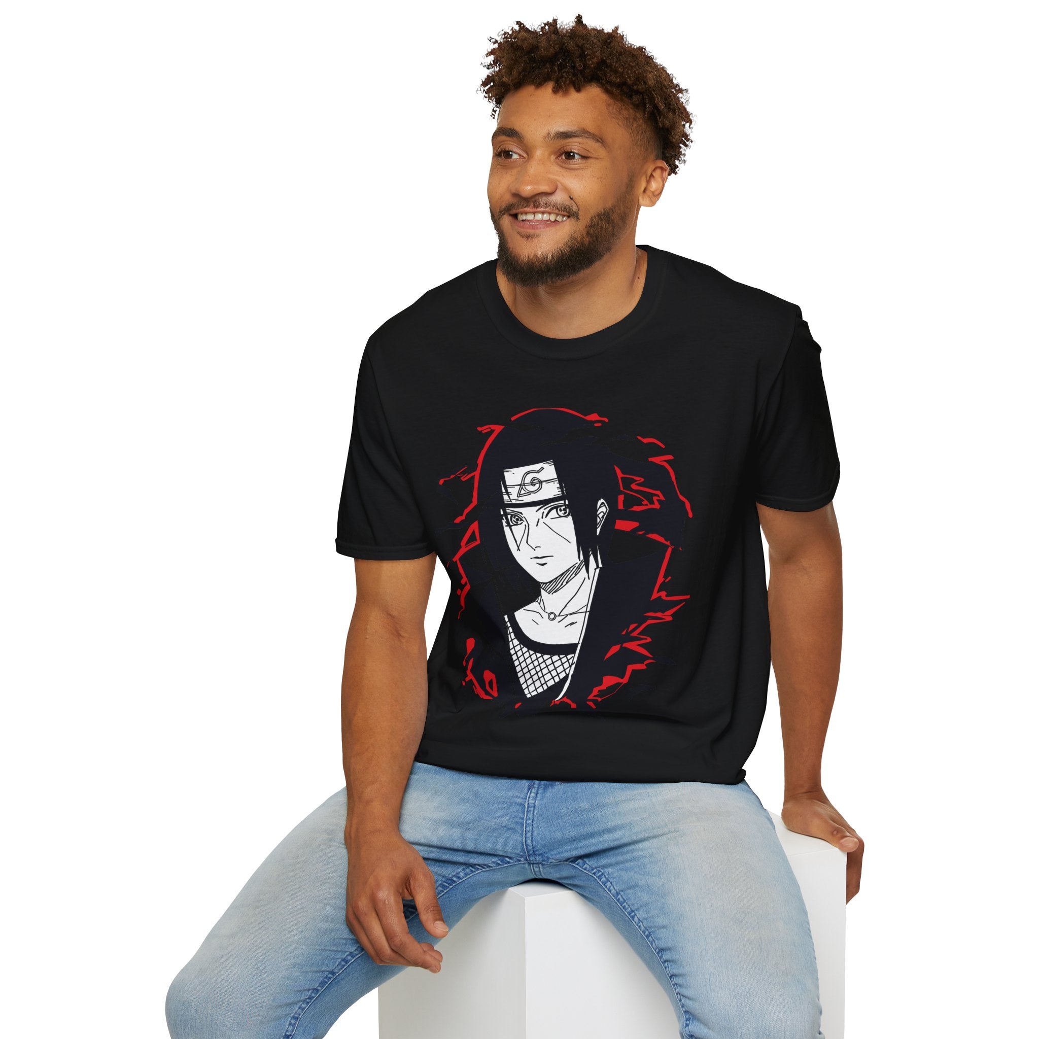Itachi Uchiha Anime Graphic T-Shirt — Naruto Ninja Itachi Design