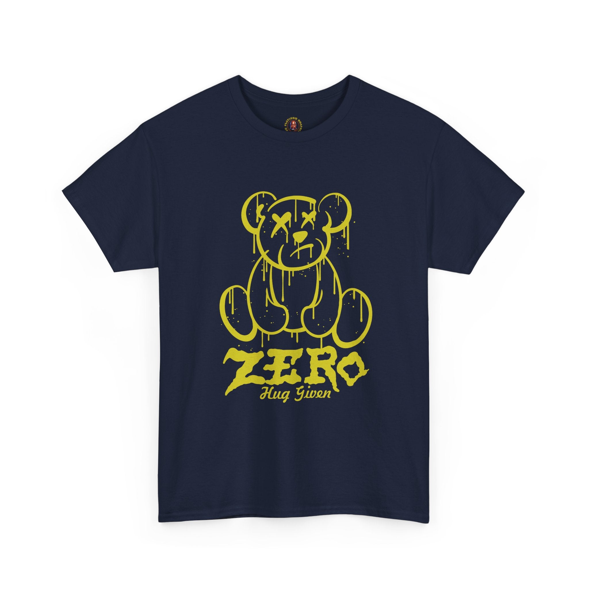 Graphic Tee - Dripping Teddy Bear "ZERO" Streetwear Shirt