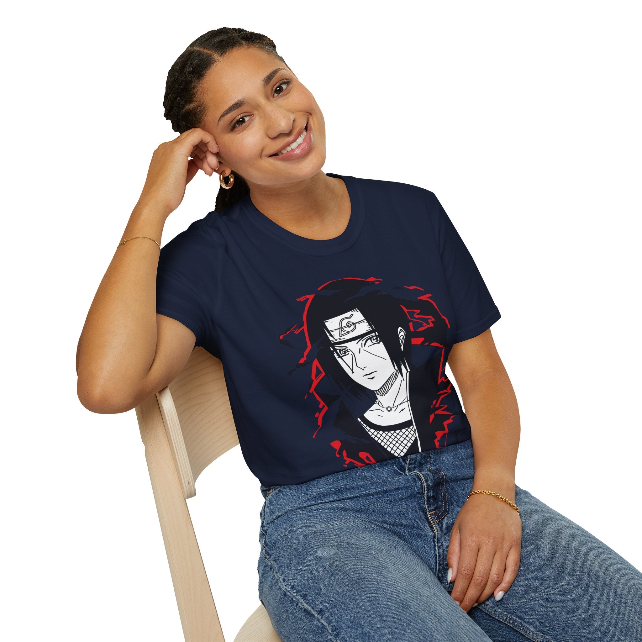 Itachi Uchiha Anime Graphic T-Shirt — Naruto Ninja Itachi Design