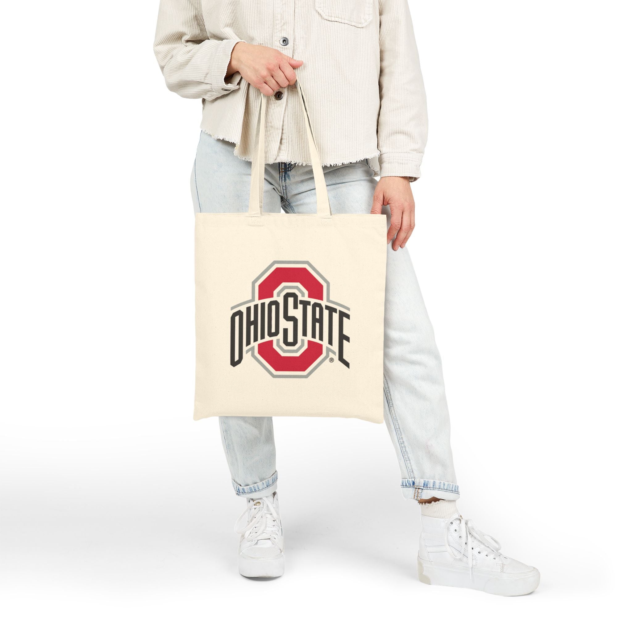 College & University Cotton Canvas Tote Bag — Natural Campus Market Tote